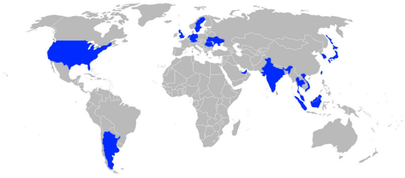 LnY Asia Pacific Ltd. Global Footprint